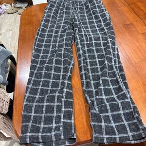 Men's Black and Gray Checkered (m)and blue and black(sm)Checkered pajamas.